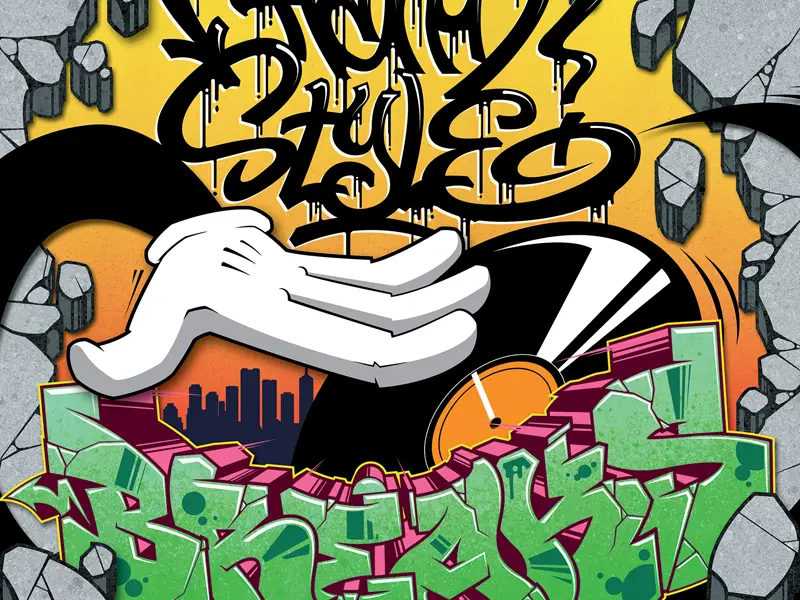 illustration Handstyle breaks - graphiste web print freelance