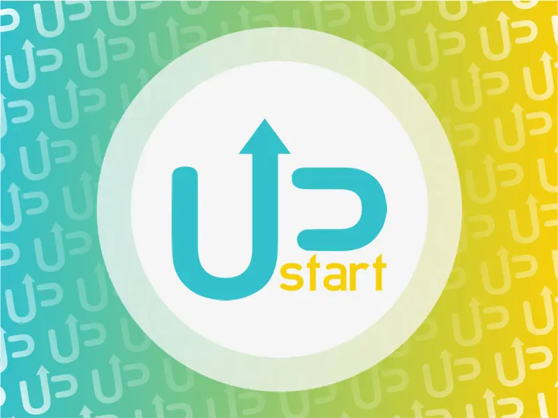 logo upstart - graphiste web print freelance
