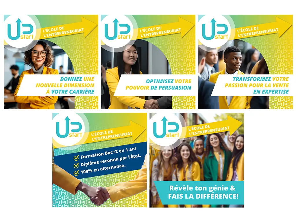 post instagram upstart - graphiste web print freelance