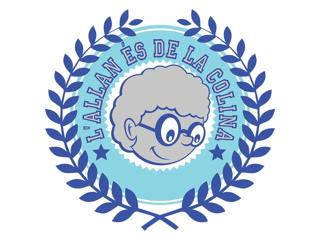 illustration Allan, l'Allan es de la colina - graphiste web print freelance