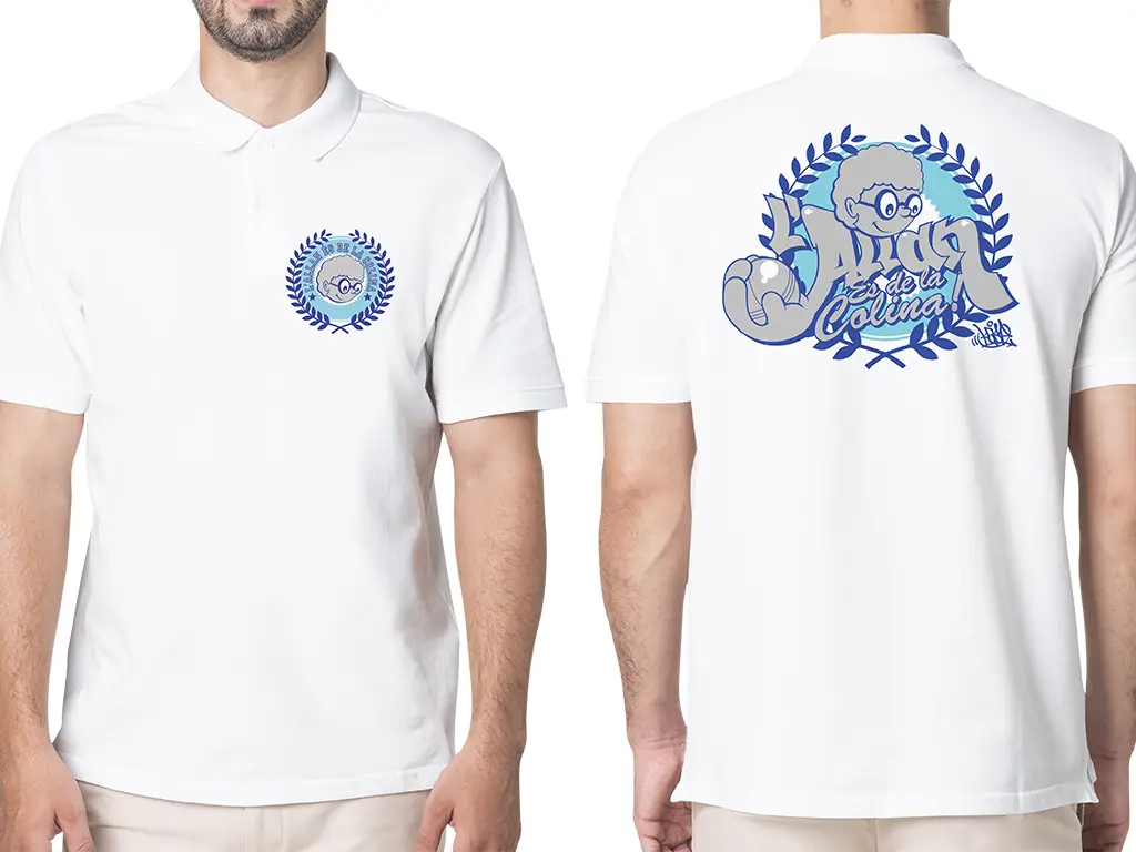 polo Allan, l'Allan es de la colina - graphiste web print freelance