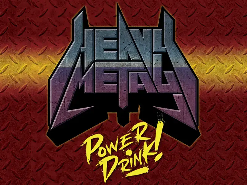 logo Heavy Metal Power Drink - graphiste web print freelance
