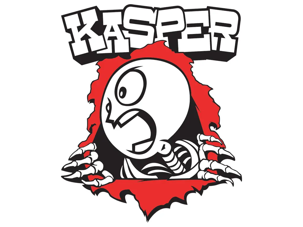 logo kasper skateboards - graphiste web print freelance