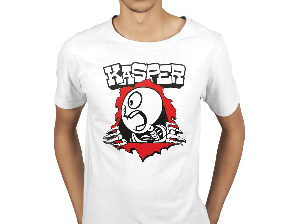 T-shirt kasper skateboards - graphiste web print freelance