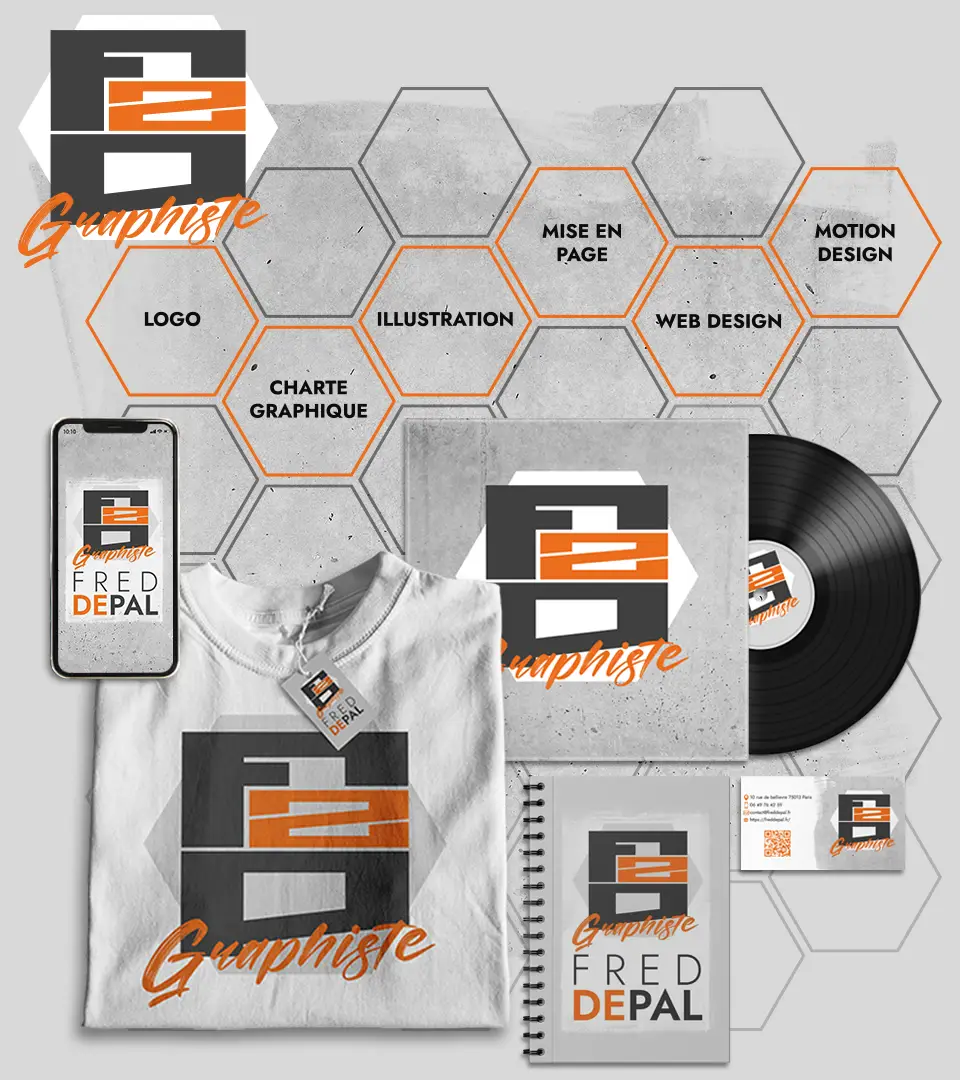 Services Fred DE PAL - graphiste web print freelance