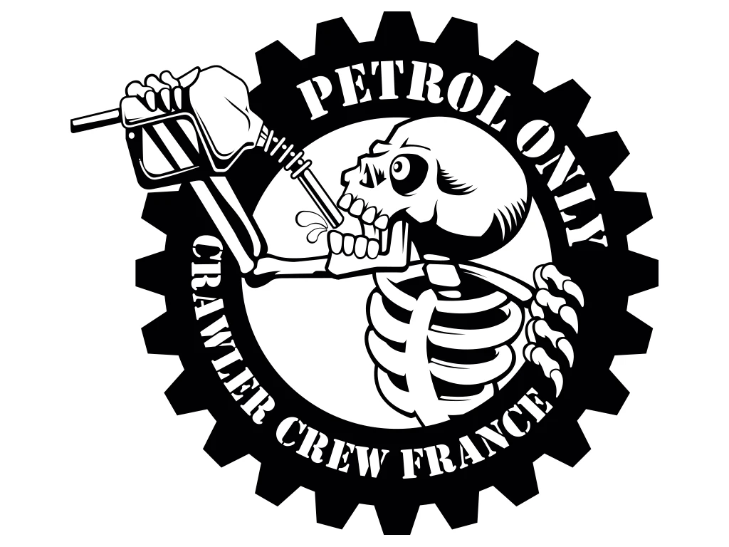 logo crawler crew france noir et banc - graphiste web print freelance