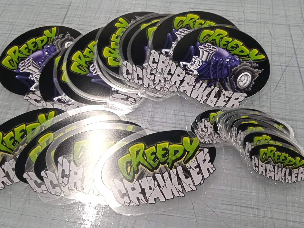 stickers vinyle transparent Creepy Crawler RC Crawler